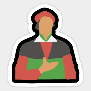 Malevich Self Portrait Sticker